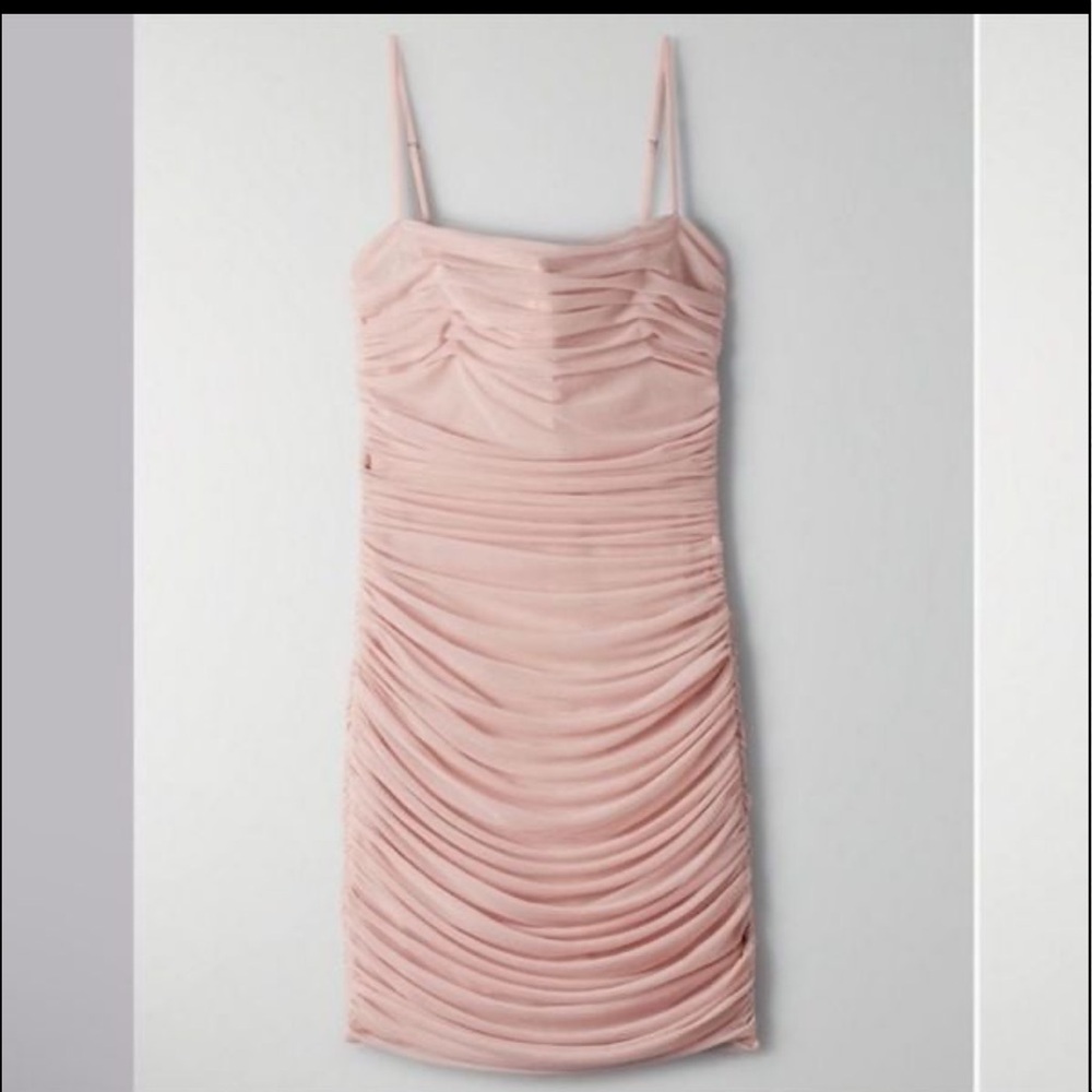 Pink Luxor Short Dress by Aritzia Babaton
